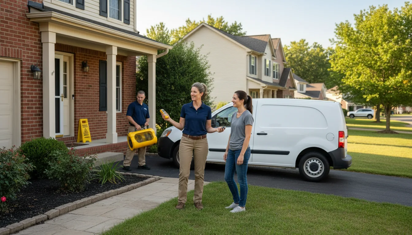 Residential water damage restoration in Beltrami, MN